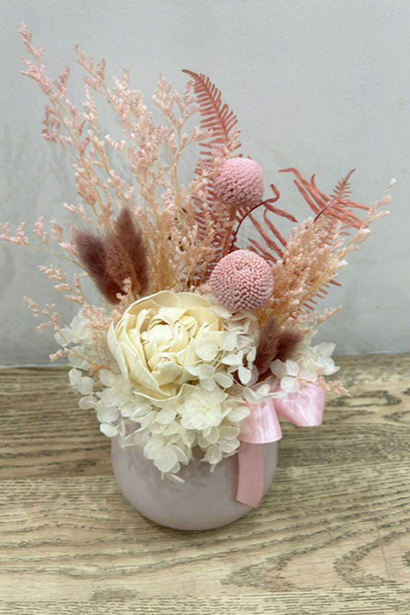 Coloured Dried & Preserved Arrangement