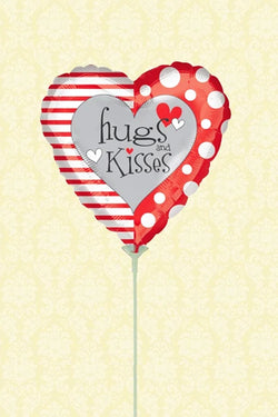 Air-Filled Balloon - Hugs & Kisses