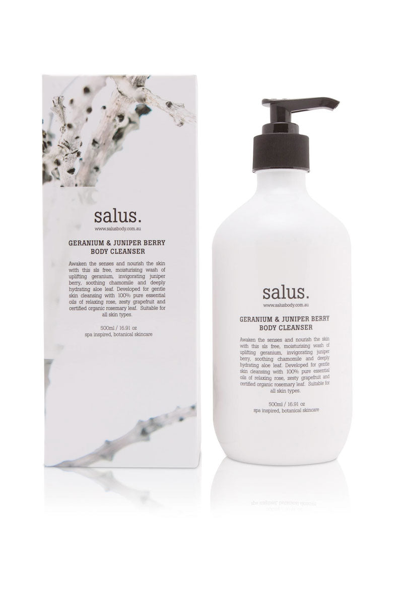 Salus Geranium + Juniper Berry Body Wash 500ml