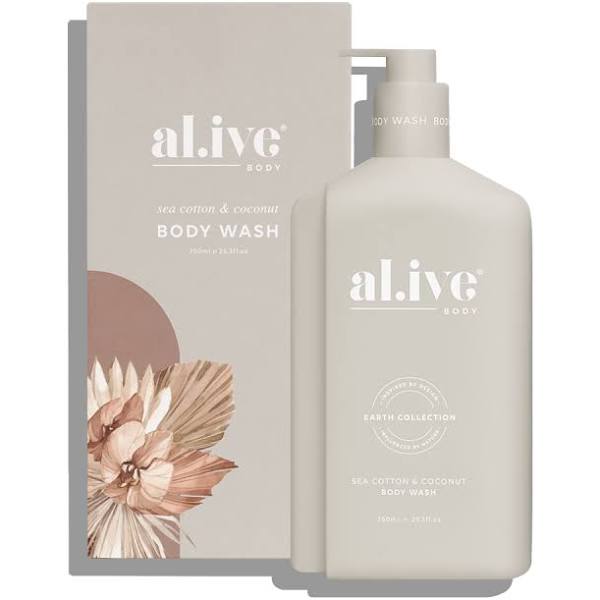 750mL Body Wash – Sea Cotton and Coconut