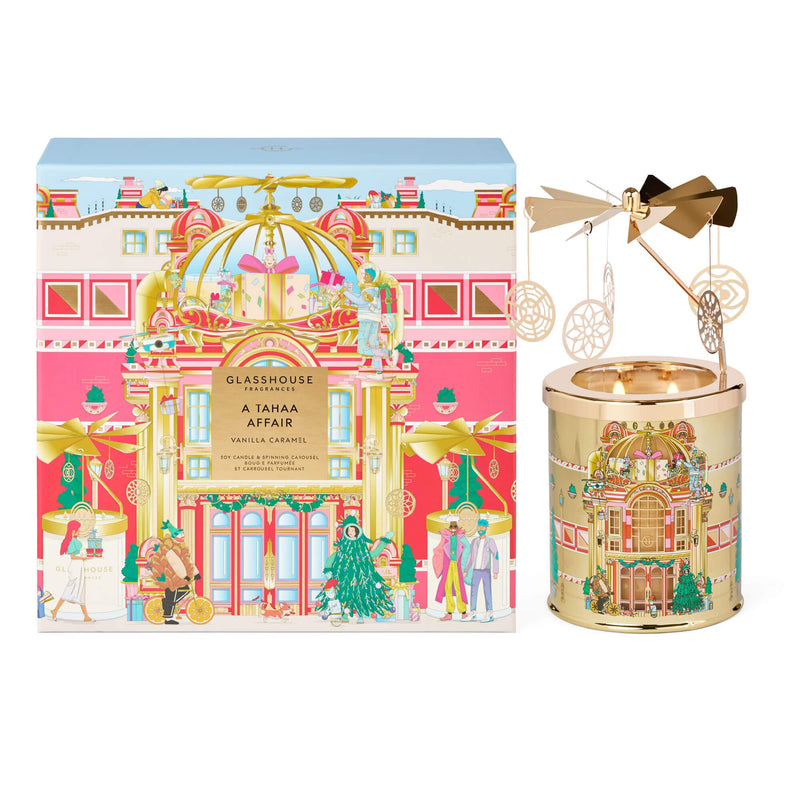 A Tahaa Affair – 380g Soy Candle & Spinning Carousel