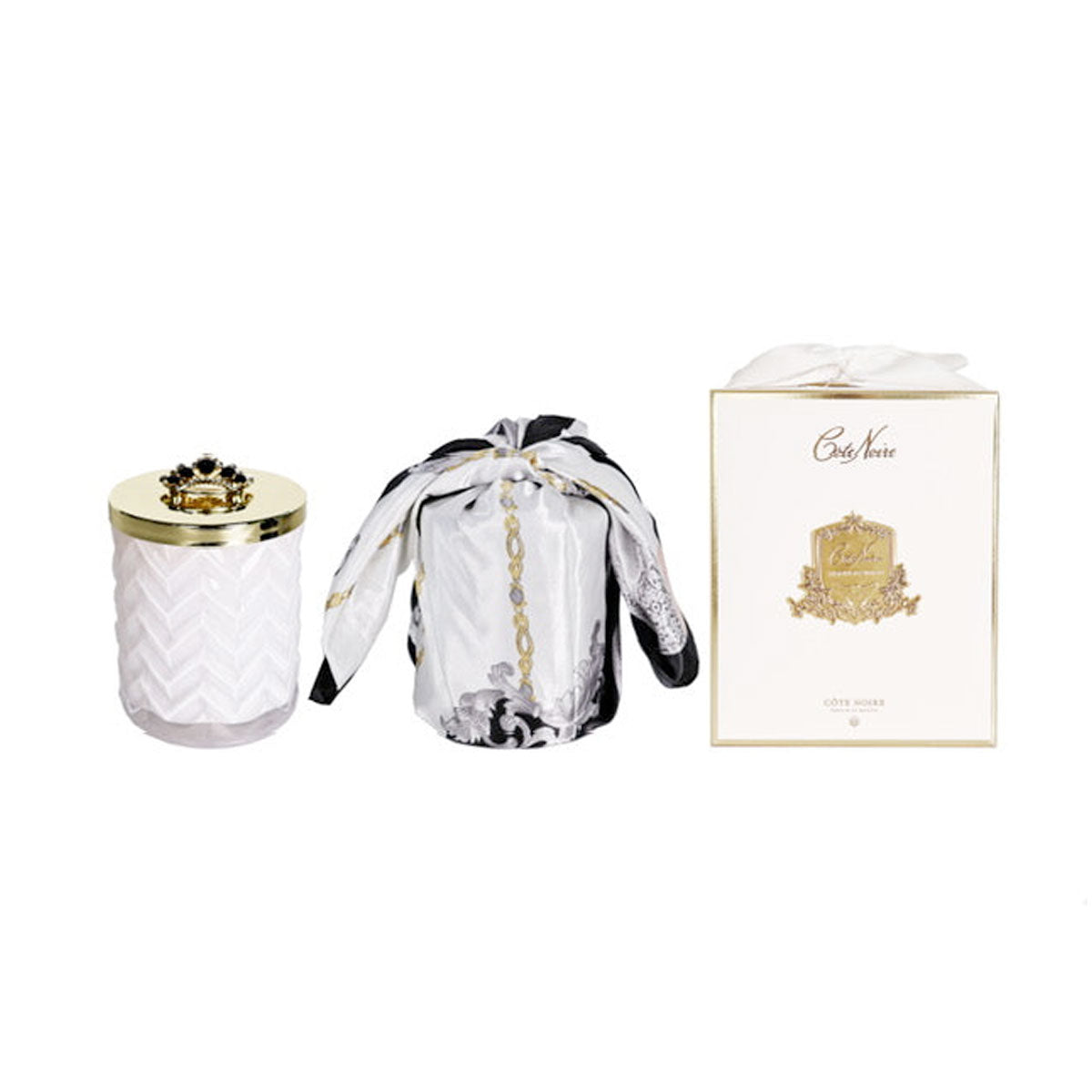Herringbone Candle Set - Prosecco
