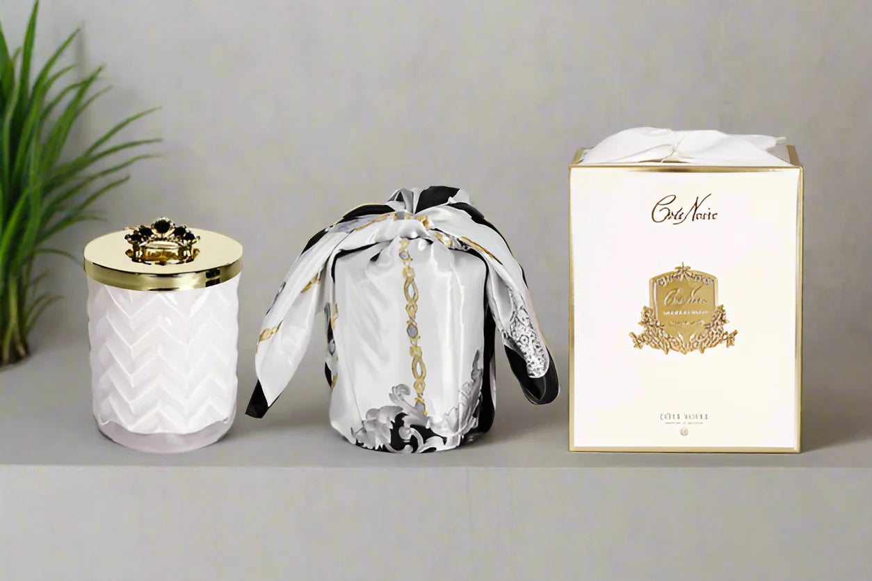 Herringbone Candle Set - Prosecco