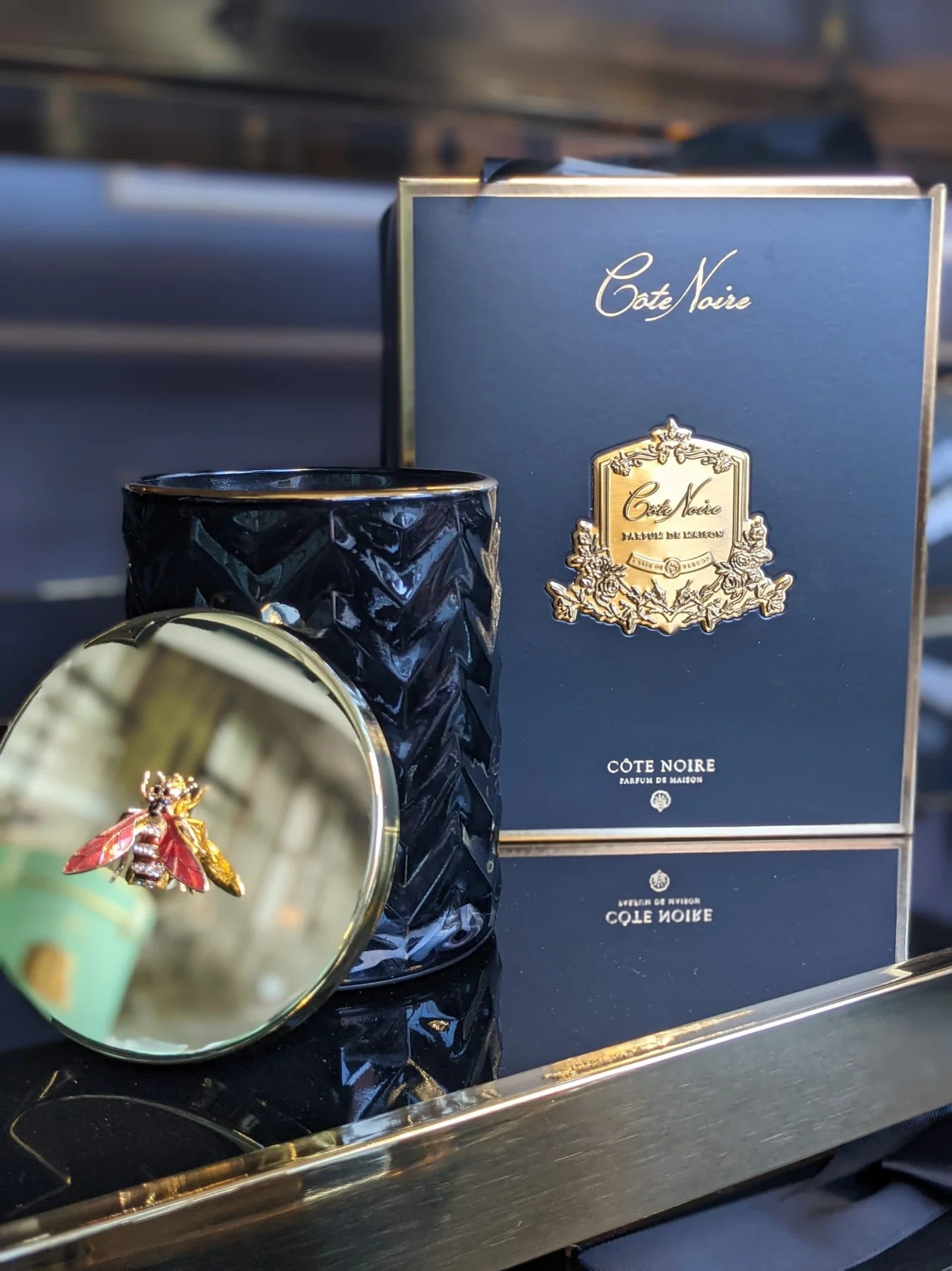 Herringbone Candle Set - Queen of the Night