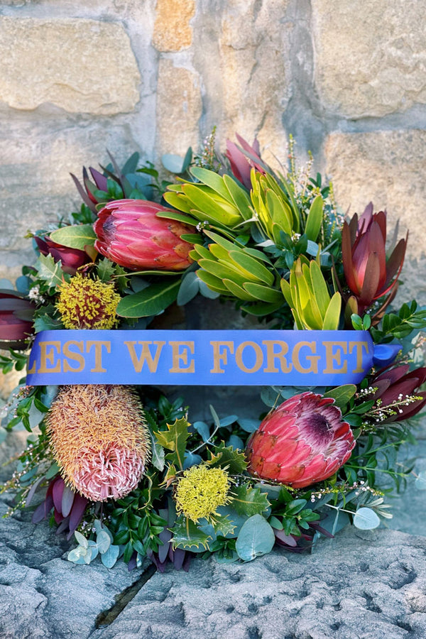 Native Flower ANZAC Wreath