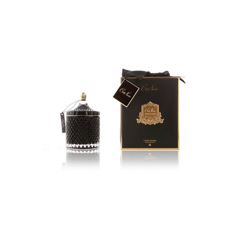 Grand Black Art Deco Candle - 500g