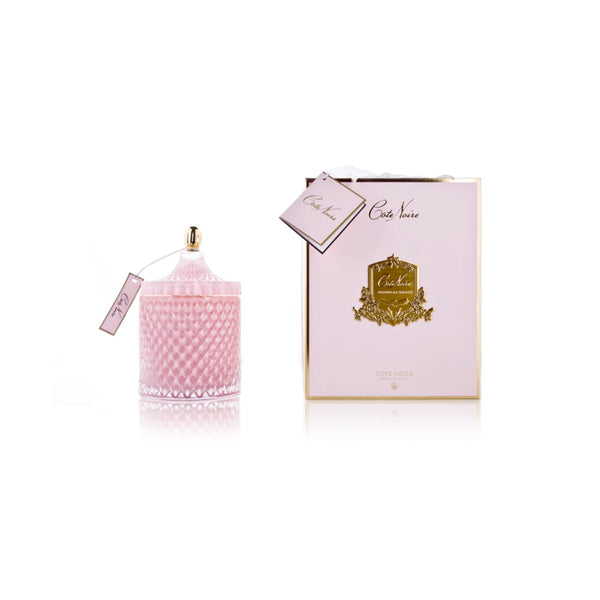 Grand Pink Art Deco Candle - 500g