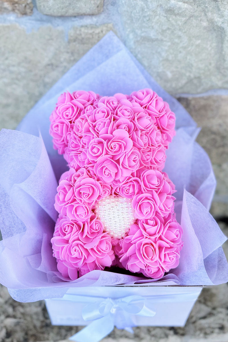 Forever Rose Bear – Petals on the Plaza - Main Image