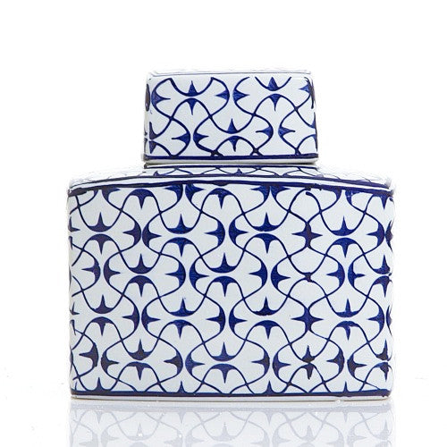 Imperial Jar Blue and White 21cm